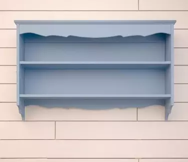 Полка для книг из березы "Leontina Blue"