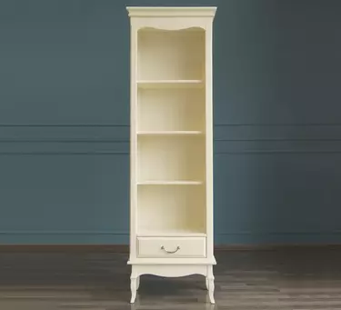 Стеллаж с ящиком дерево "Leontina" узкий