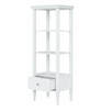 Этажерка «Ольса» 03 (h-1503) (белый лак)